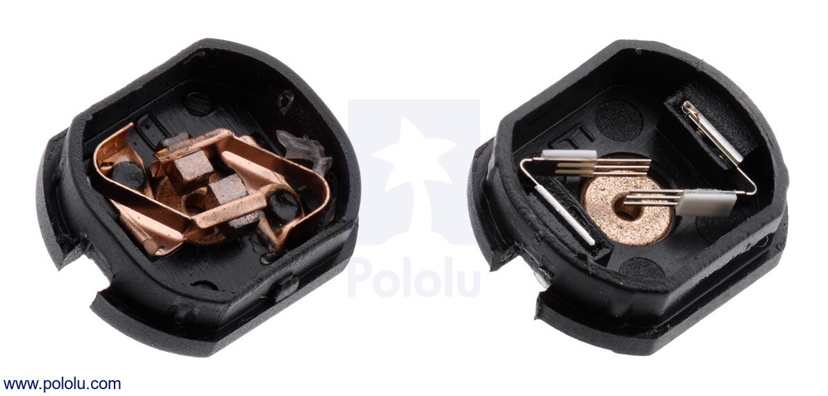 Pololu 50:1 Mikro Metal Gearmotor HPCB 6V med forlænget motoraks 650 omdrejninger