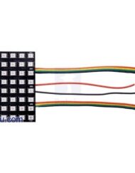 Pololu Adresserbar RGB 8x8-LED Fleksibel panel 5V 10mm grid SK9822 3092