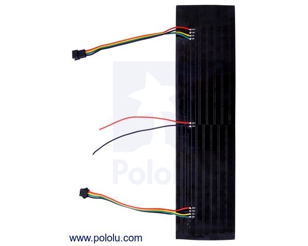 Pololu Adresserbar RGB 8x32-LED Fleksibelt panel 5V 10mm Gitter SK9822 3094