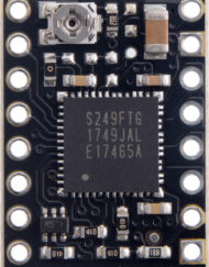 Pololu TB67S249FTG Kompakt Stepmotor Driver med Header Pins, solideret 3097
