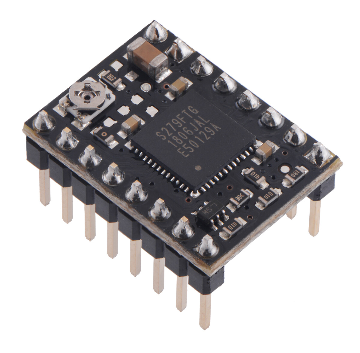 Pololu TB67S279FTG Kompakt Stepmotor Driver med Header Pins (Soldert) 3099