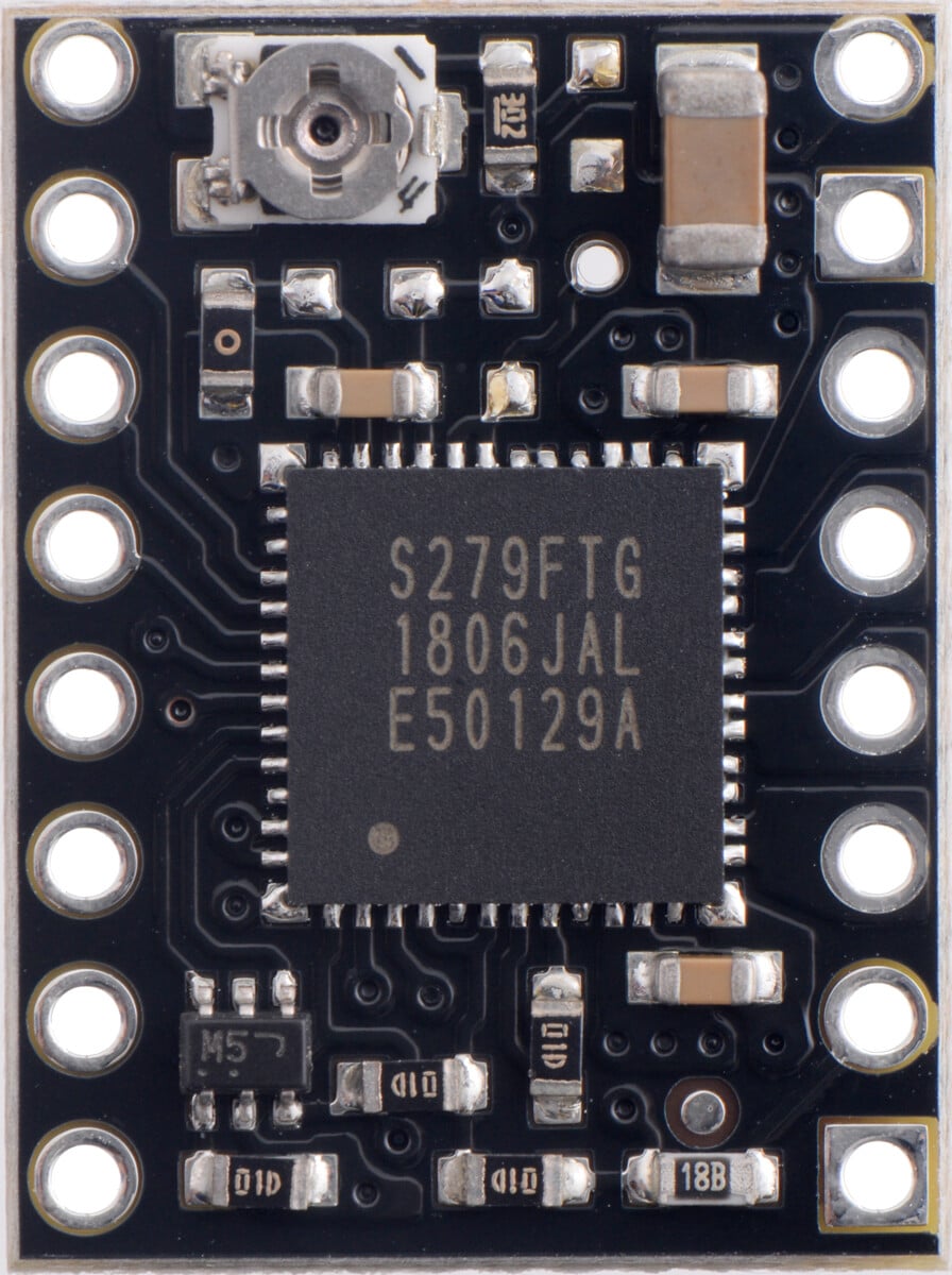 Pololu TB67S279FTG Kompakt Stepmotor Driver med Header Pins (Soldert) 3099