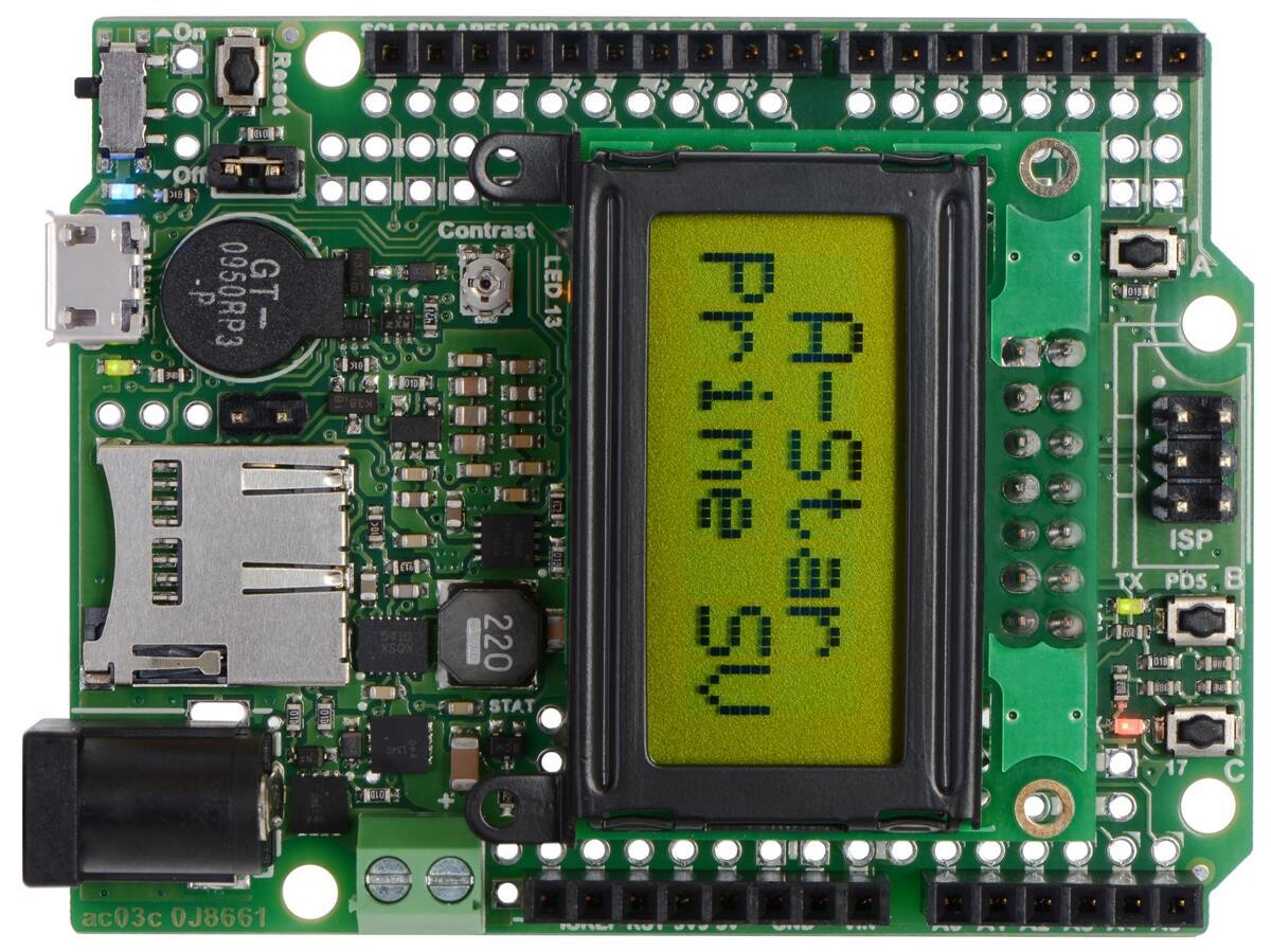 Pololu A-Star 32U4 Prime SV microSD med LCD 3115