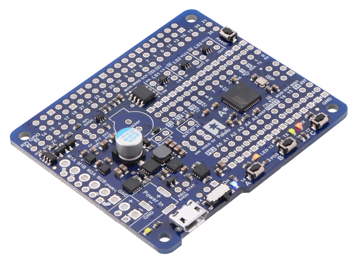 Pololu A-Star 32U4 Robot Controller LV med Raspberry Pi Bridge 3117