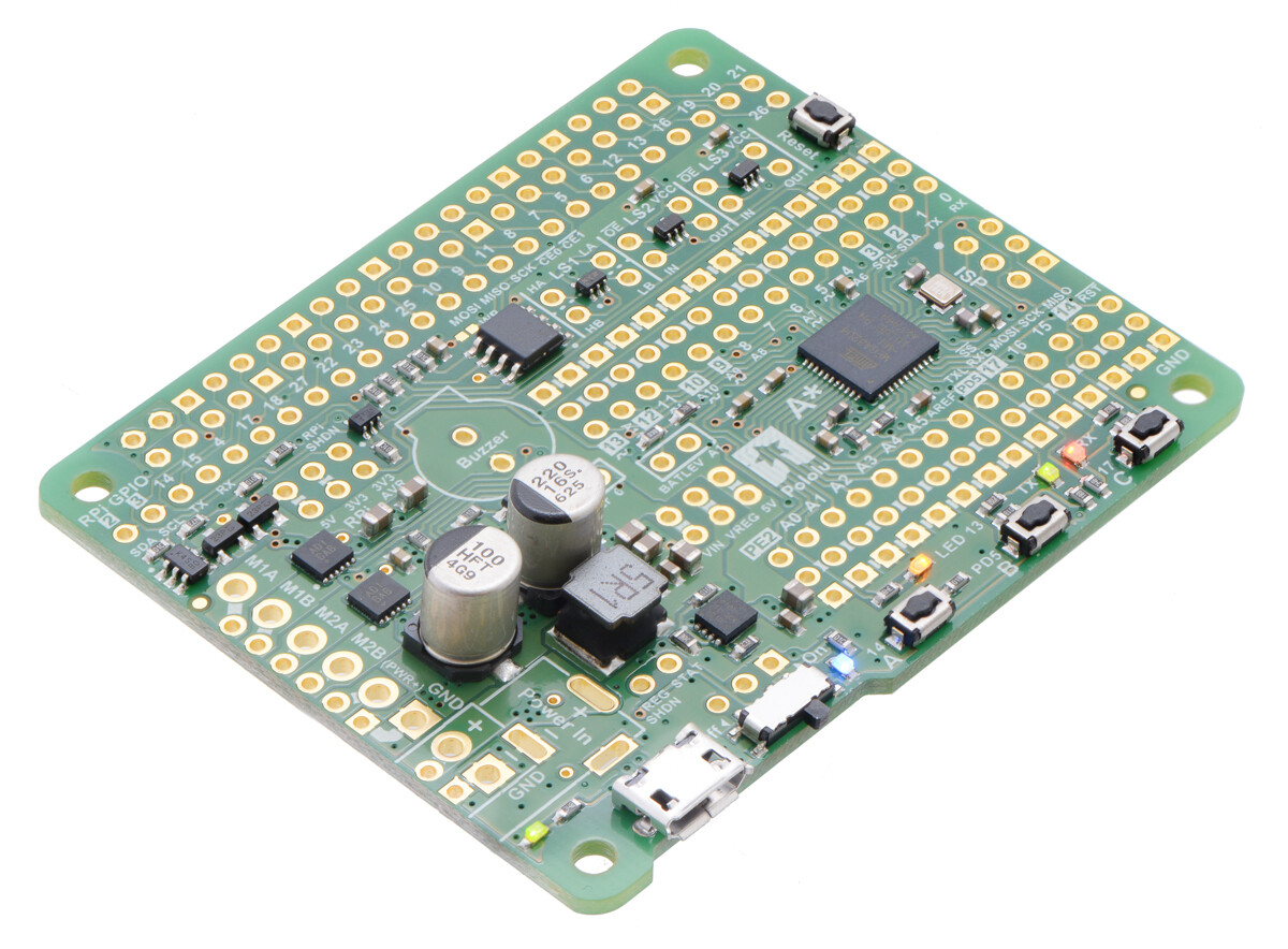 Pololu A-Star 32U4 Robot Controller SV med Raspberry Pi bro (Kun SMT-komponenter) 3118