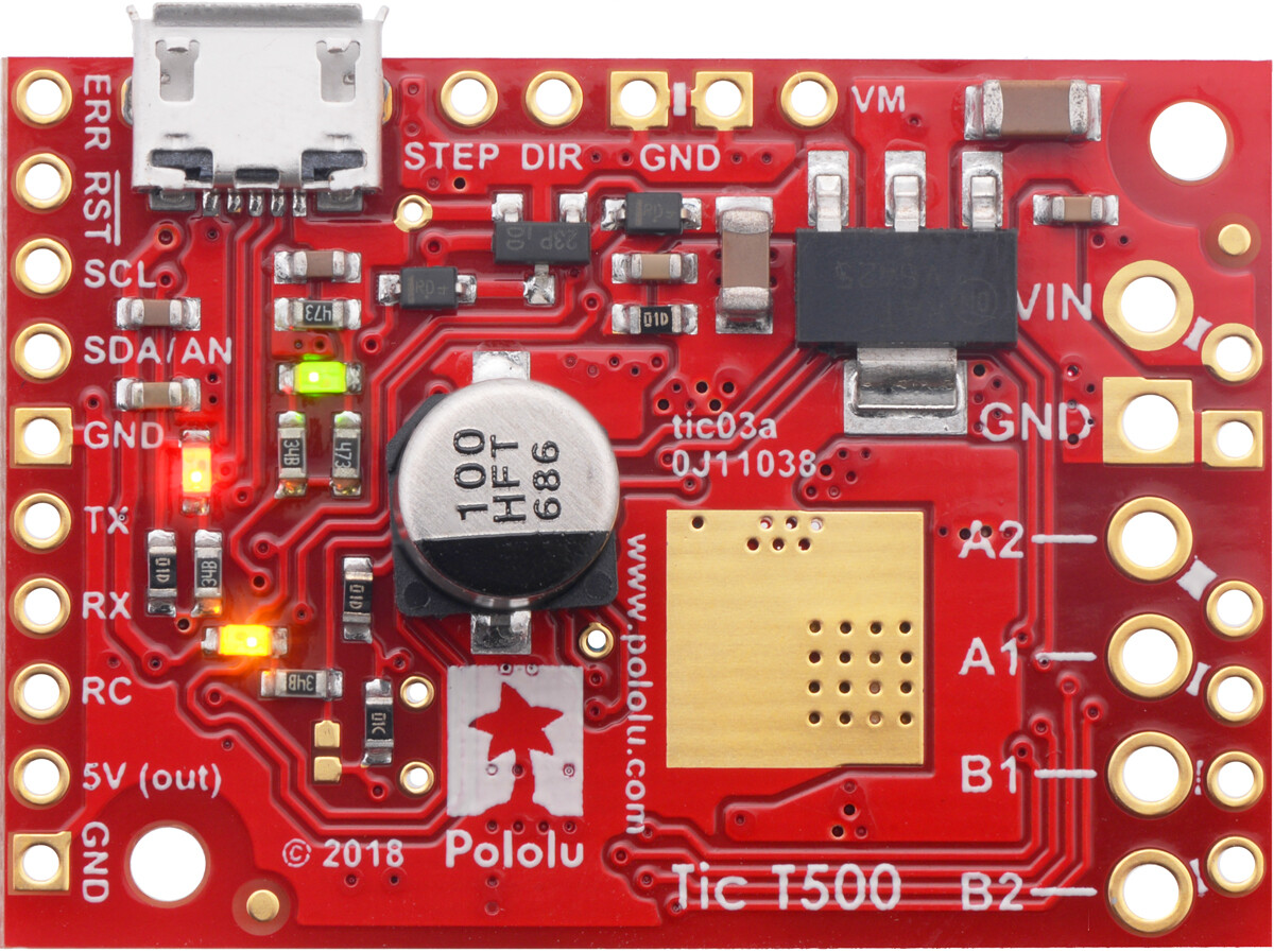 Pololu Tic T500 USB Multi-Interface Steppermotorcontroller 3135