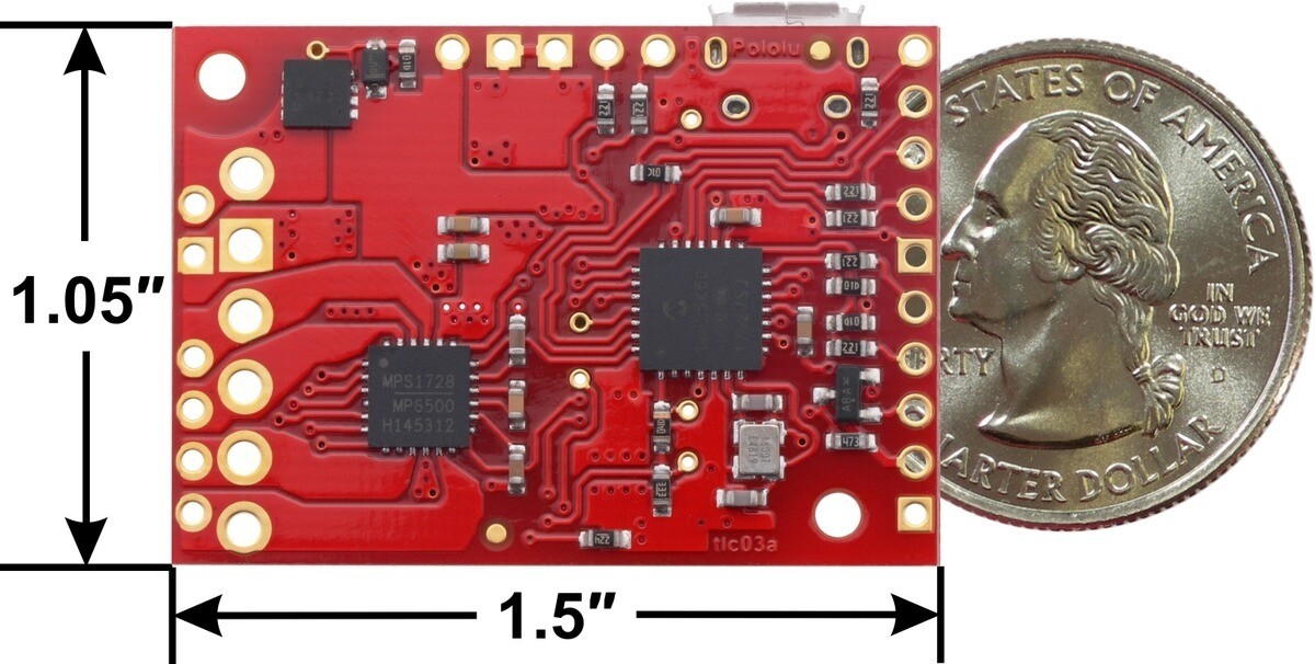 Pololu Tic T500 USB Multi-Interface Steppermotorcontroller 3135