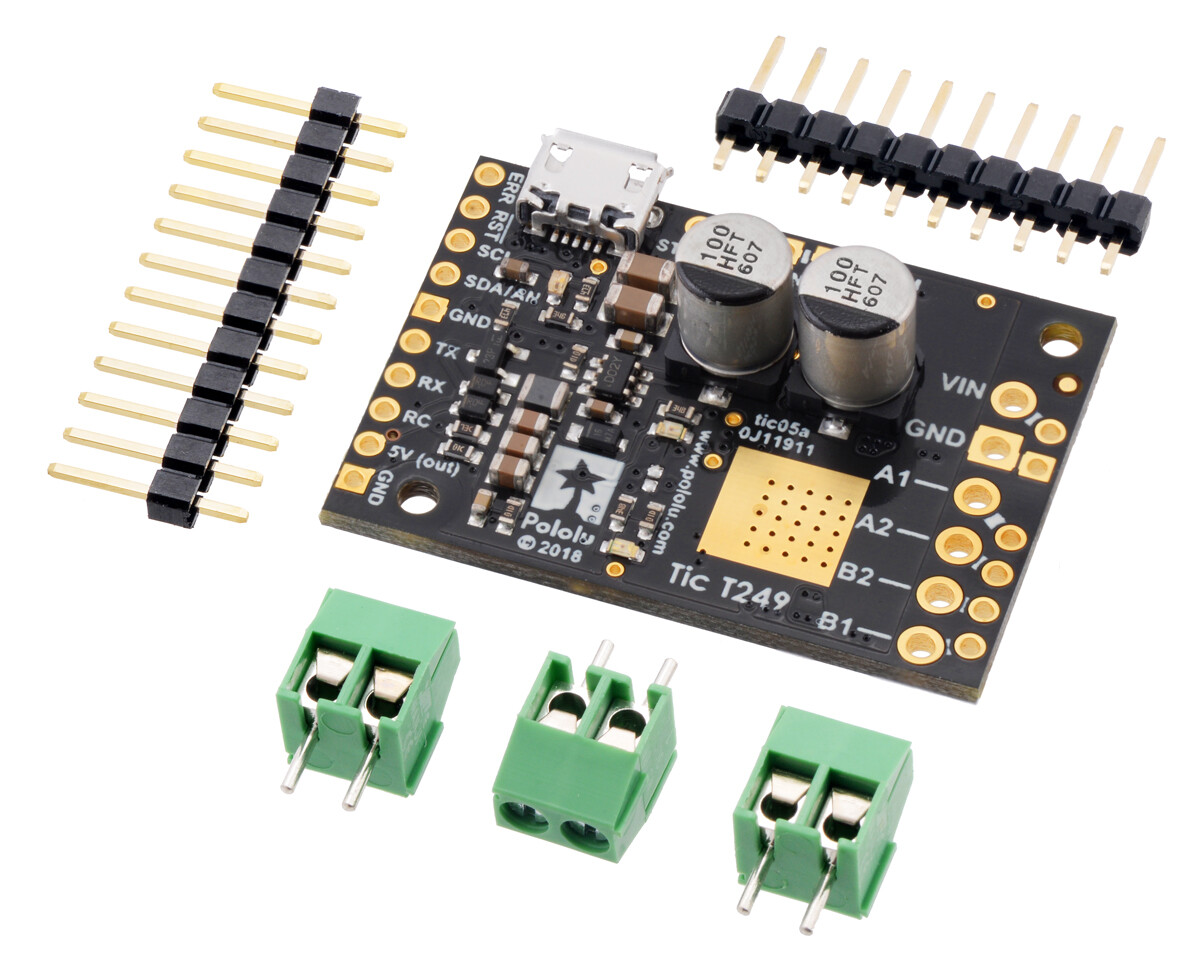 Pololu Tic T249 USB Multi-Interface Steppermotorcontroller 3139