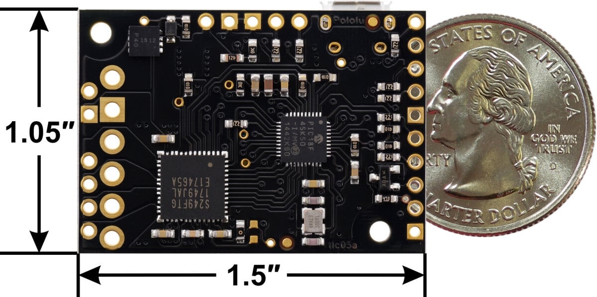 Pololu Tic T249 USB Multi-Interface Steppermotorcontroller 3139
