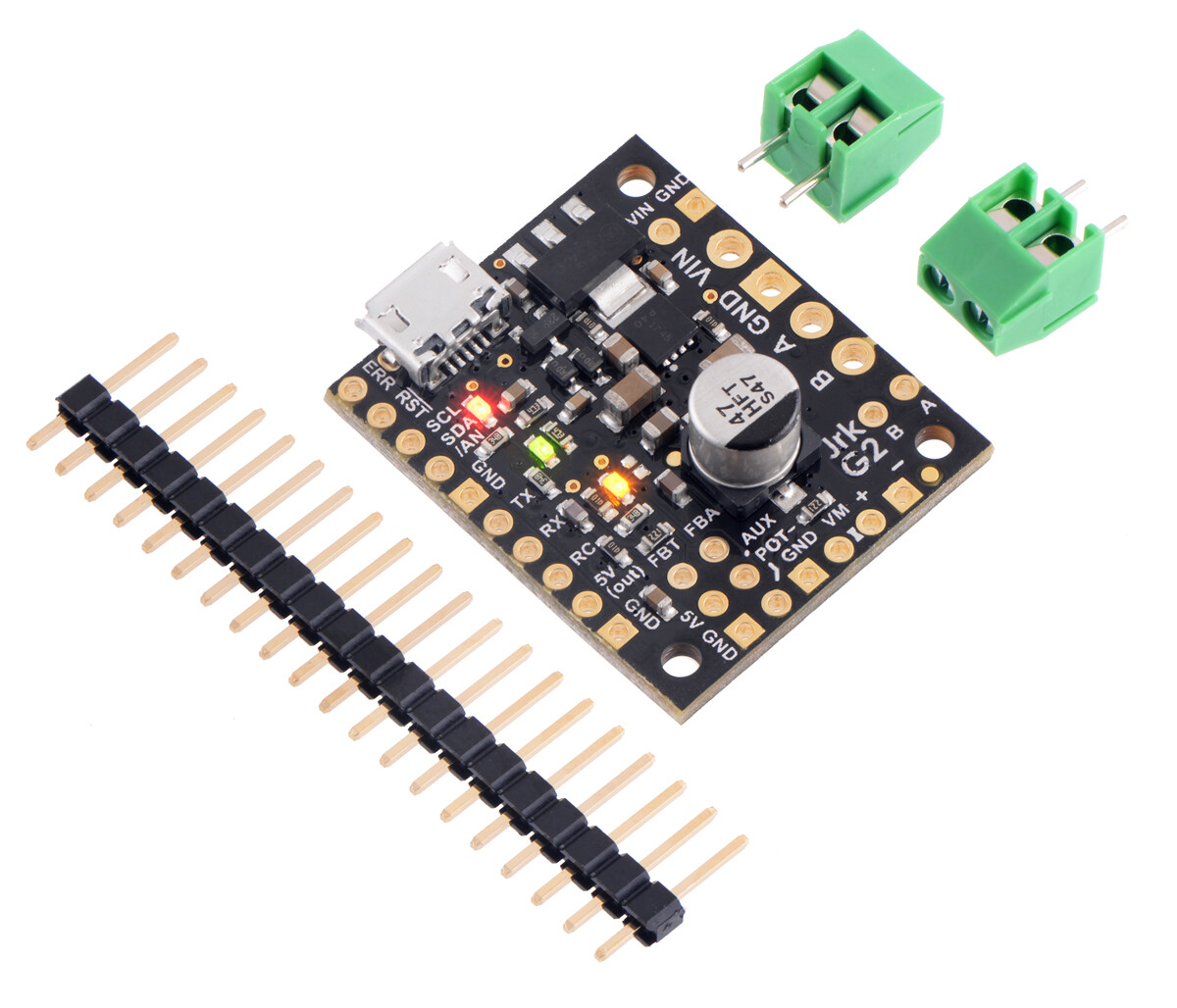 Pololu Jrk G2 21V3 USB Motor Controller med feedback (Delvist sæt) 3142