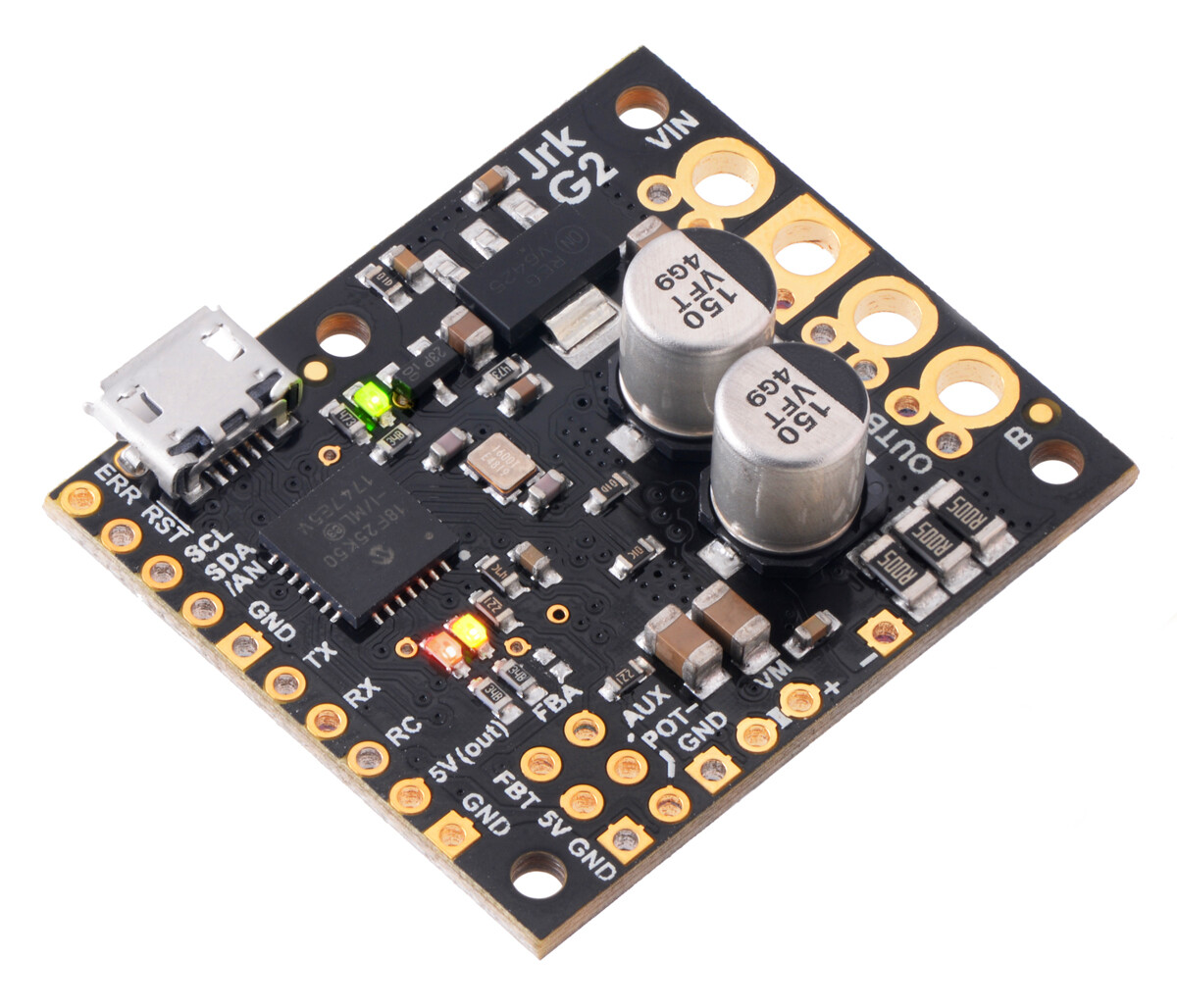 Pololu Jrk G2 18V19 USB Motor Controller med feedback 3146