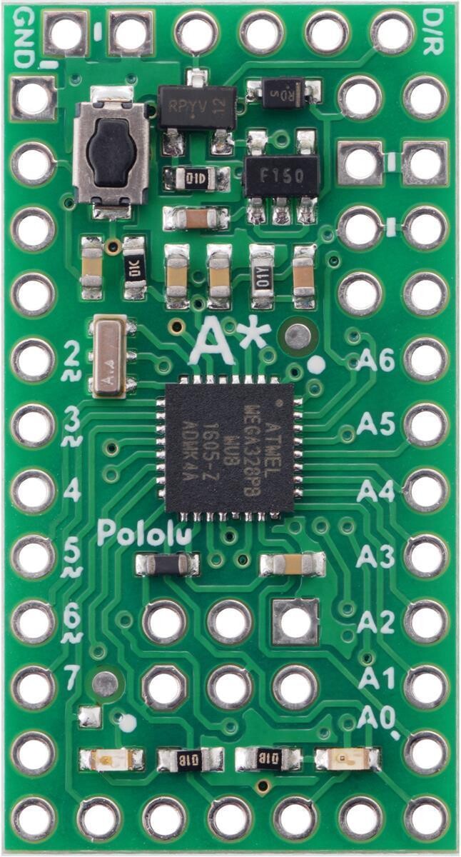 Pololu A-Star 328PB Micro - 3.3V, 8MHz Programmerbart modul ATmega328PB AVR 3162