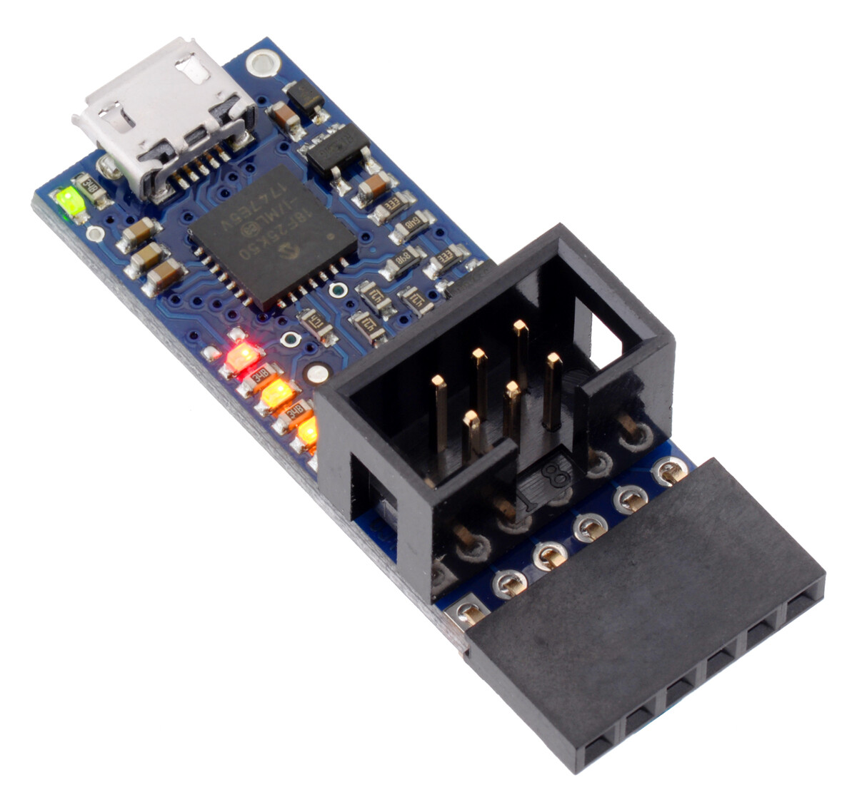 Pololu USB AVR Programmer v2.1 Emulerer STK500 TTL Serial Port MicroUSB 3172