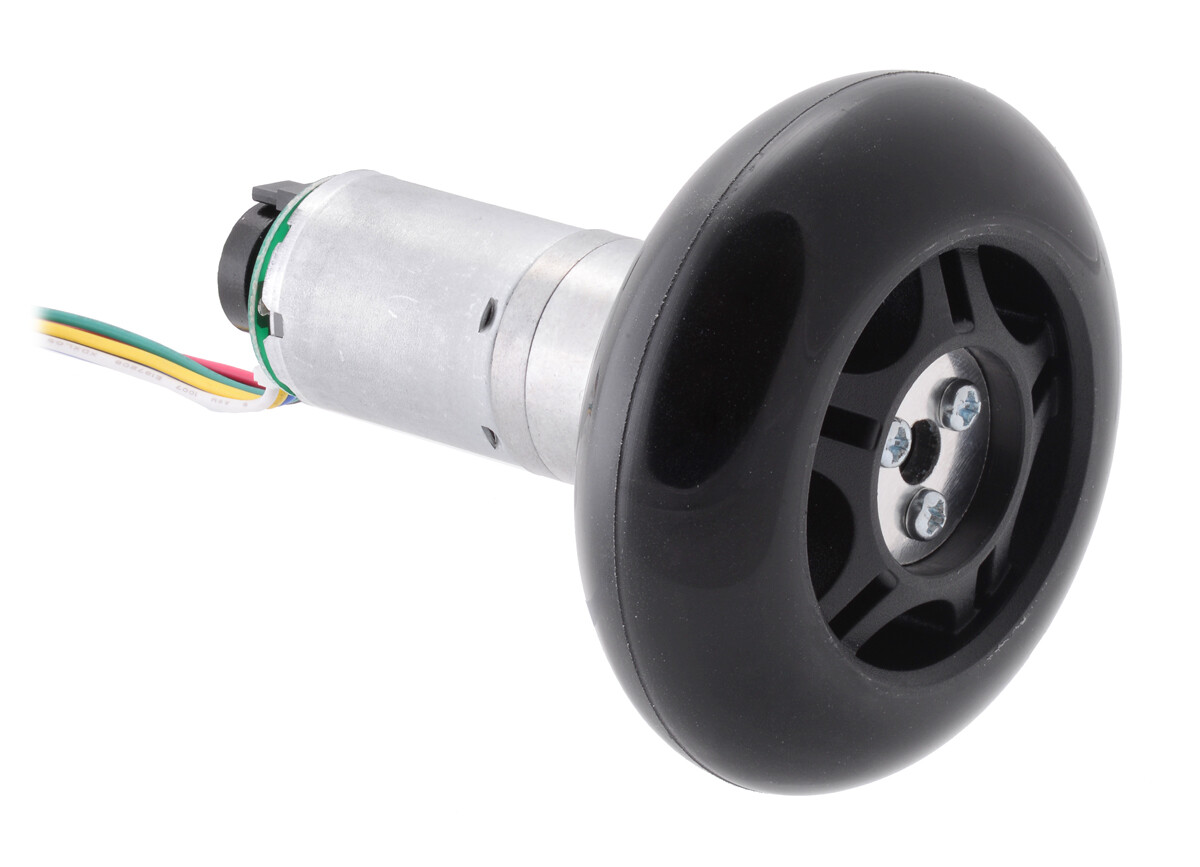 Pololu Hjulkitt til Scooters/Skater – 200x30mm – Sort 3283