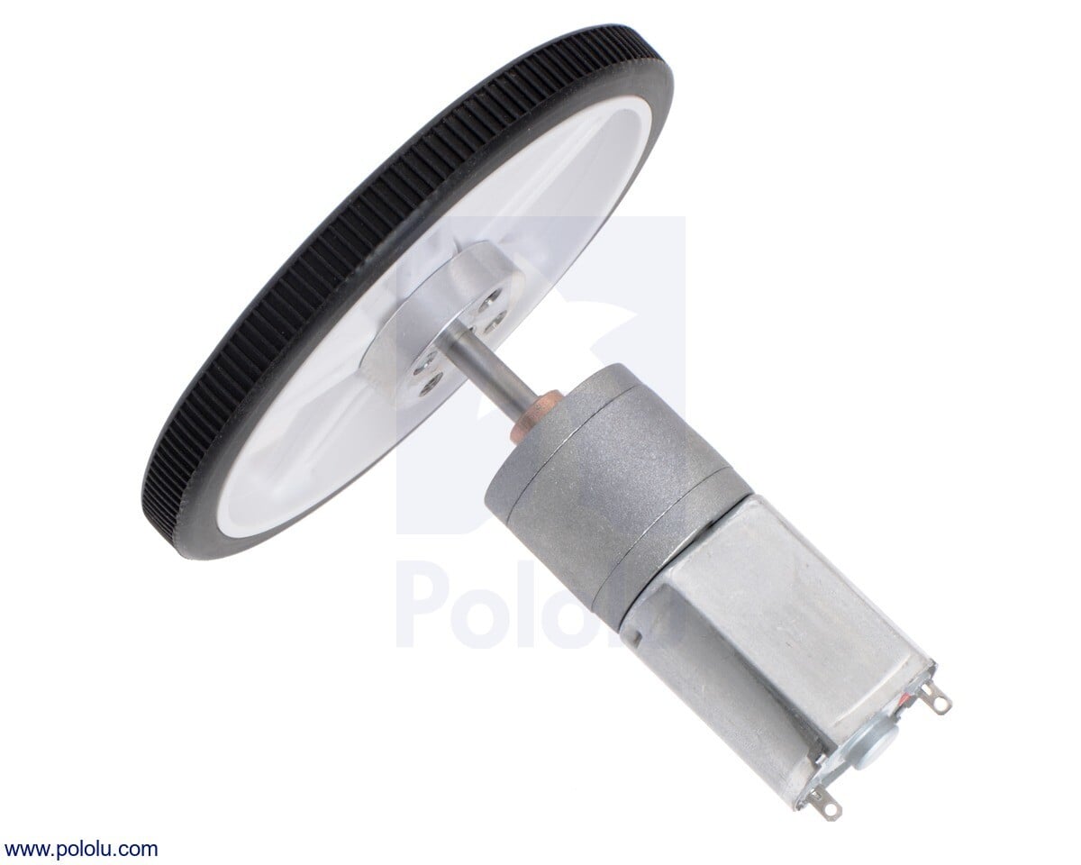 Pololu 78:1 Metal Gearmotor 20Dx43L mm 6V med forlænget motorstang 3465