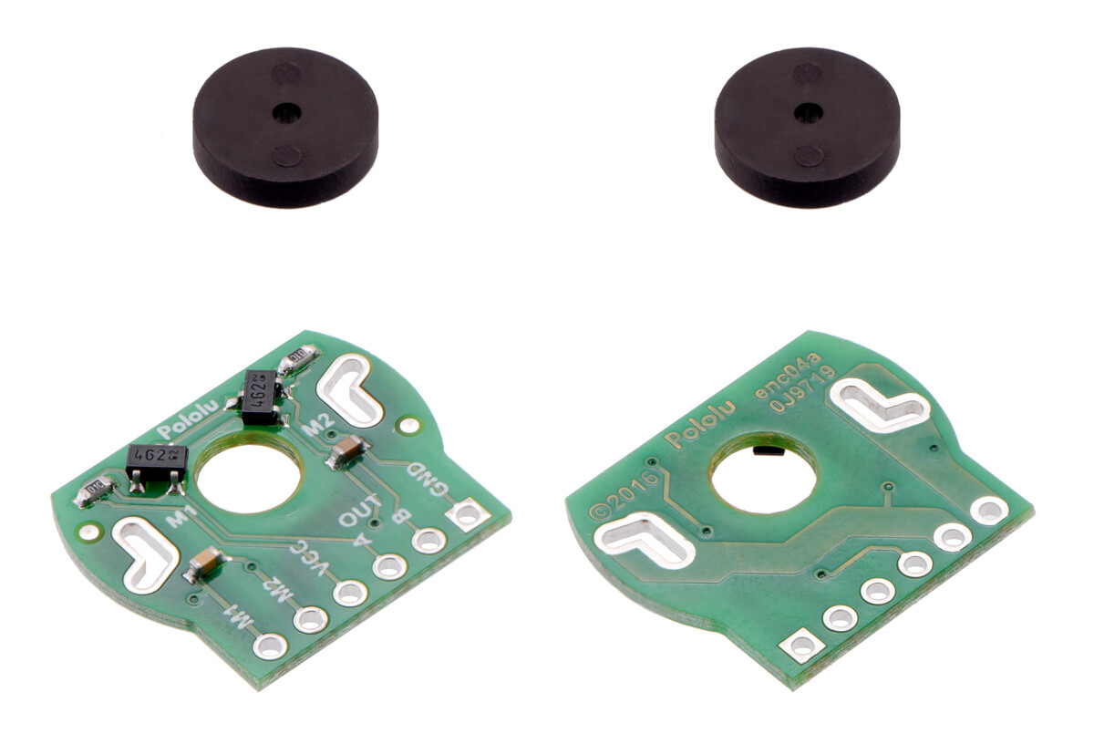 Pololu Magnetisk encoder-sæt til 20D mm metalgearmotorer, 20 CPR, 2.7-18V 3499