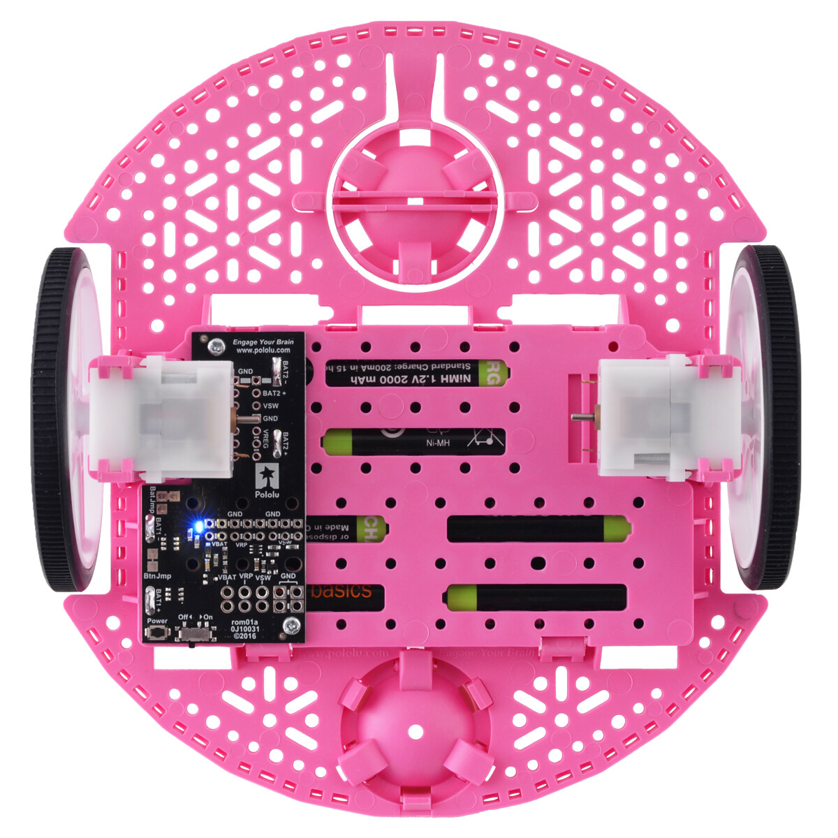 Pololu Romi Chassis Kit - Pink 3501