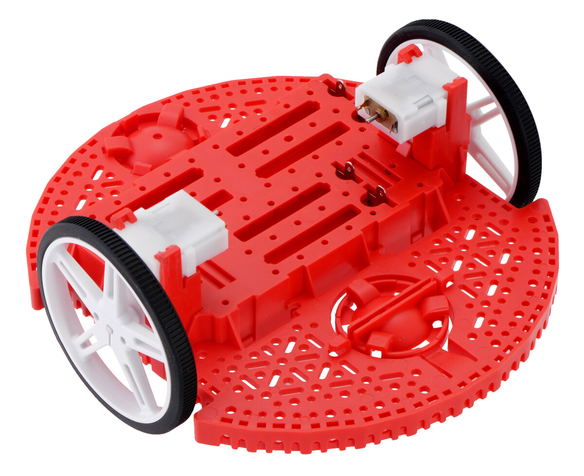 Pololu Romi Chassis Kit - Rød 3502