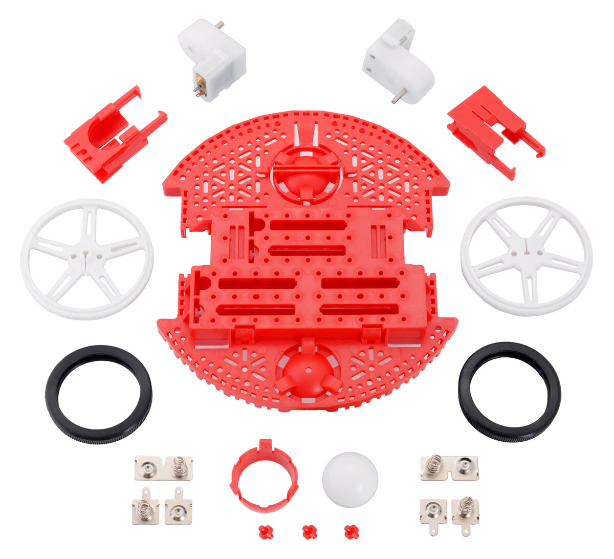 Pololu Romi Chassis Kit - Rød 3502