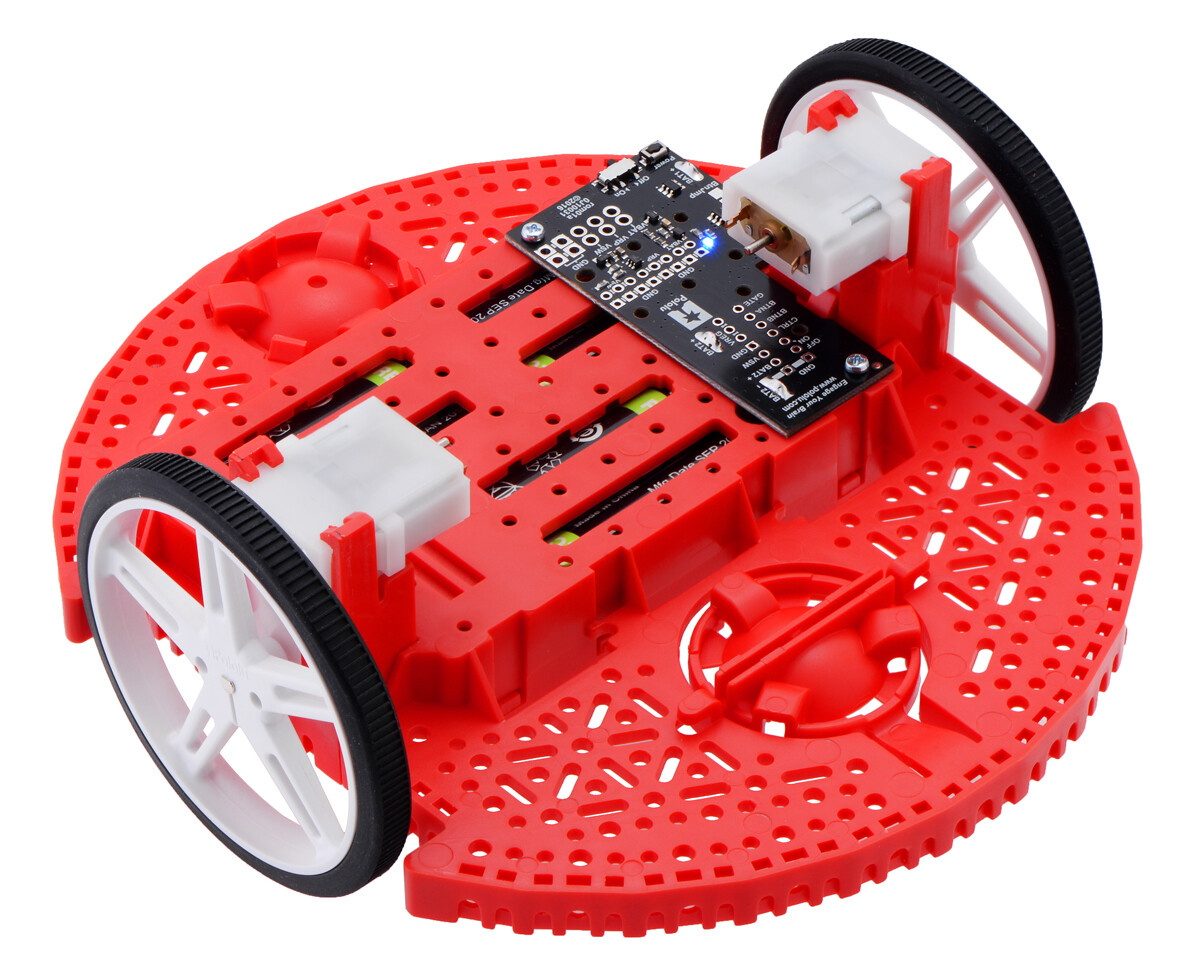 Pololu Romi Chassis Kit - Rød 3502