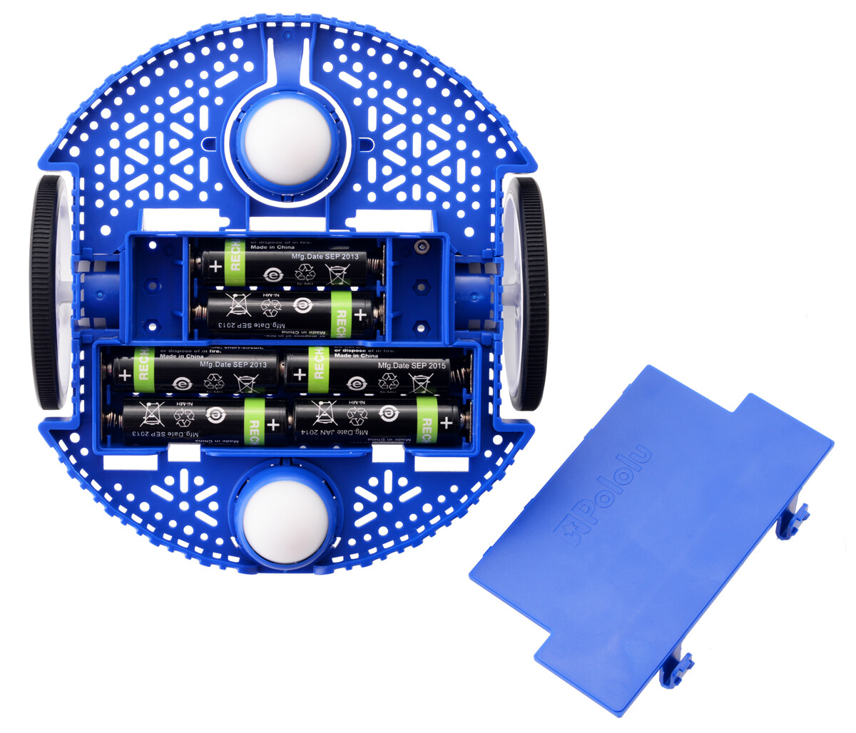 Pololu Romi Chassis Kit - Blå 3506
