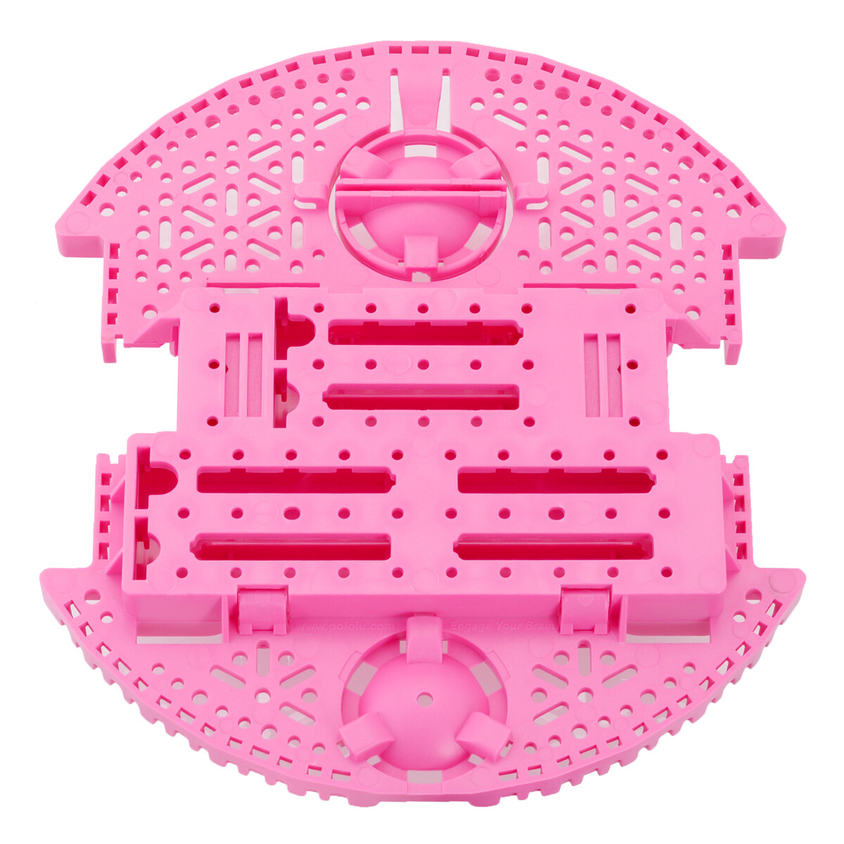 Pololu Romi Chassis Base Plate - Pink 3511