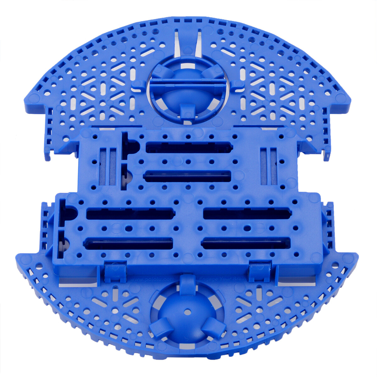 Pololu Romi Chassis Base Plate - Blue 3516