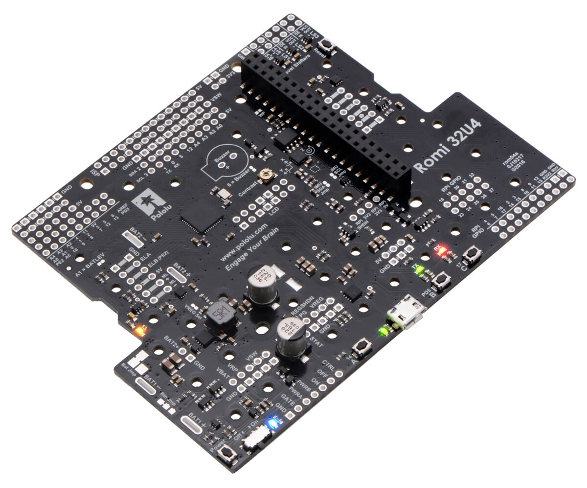 Pololu Romi 32U4 Kontrolkort ATmega32U4 Arduino-kompatibel 3544