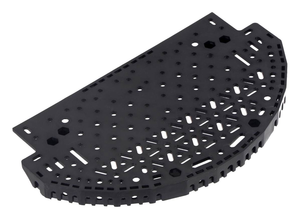 Pololu Romi Chassis udvidelsesplade - Sort 3560