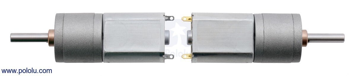 Pololu 63:1 Metal Gearmotor 20Dx43L mm 6V CB med forlænget motorstang 3714