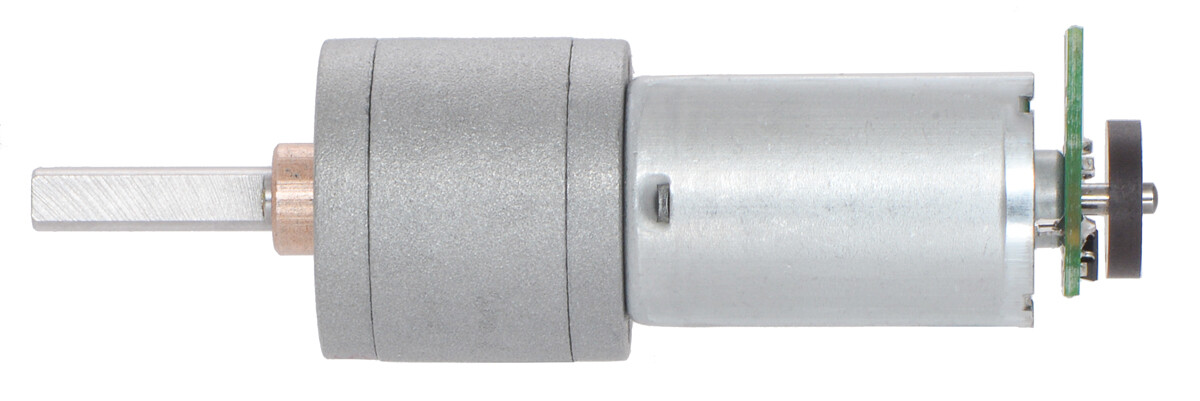 Pololu 100:1 Metal Gearmotor 20x44L mm 6V CB med forlænget motorstang 3716