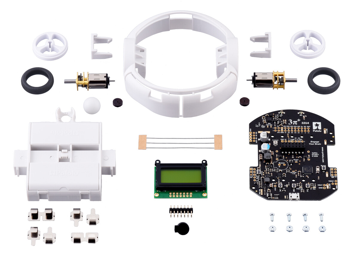 Pololu 3pi+ 32U4 Robot Kit med 30:1 MP-motorer (Standard Edition Kit) 3740