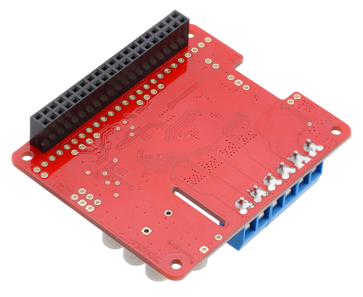 Pololu Dual G2 High-Power Motor Driver 24V14 til Raspberry Pi (Samlet) 3753