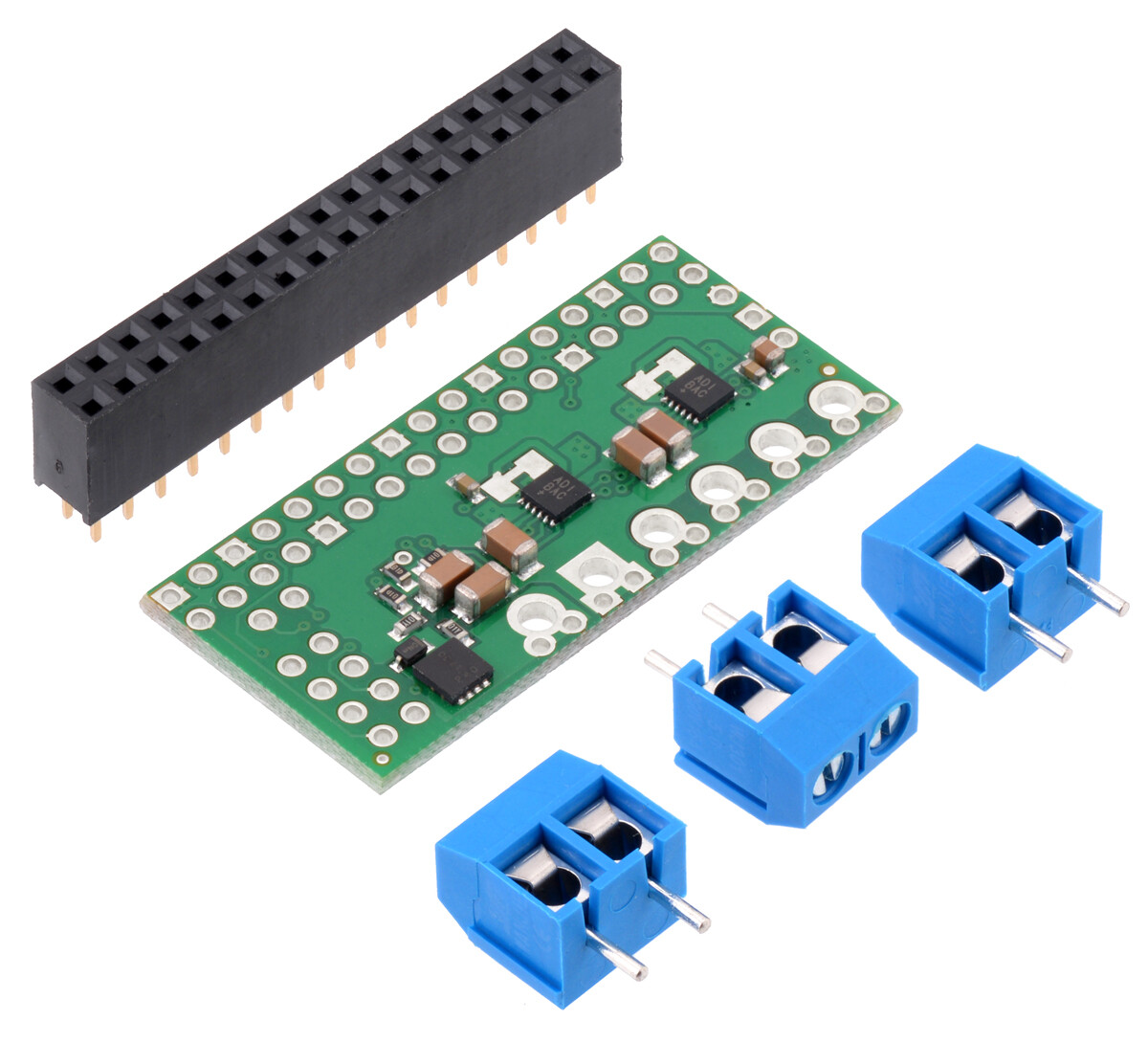 Pololu Dual MAX14870 Motor Driver til Raspberry Pi (Delvist sæt) 3758