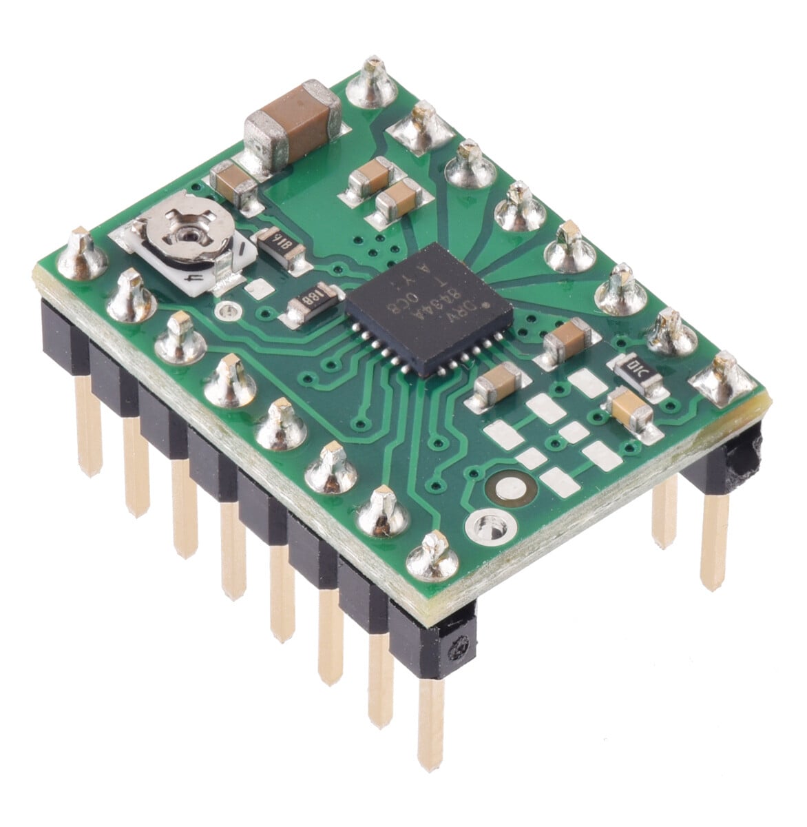 Pololu DRV8434A Stepmotor Driver Carrier (Header Pins loddet) 3765