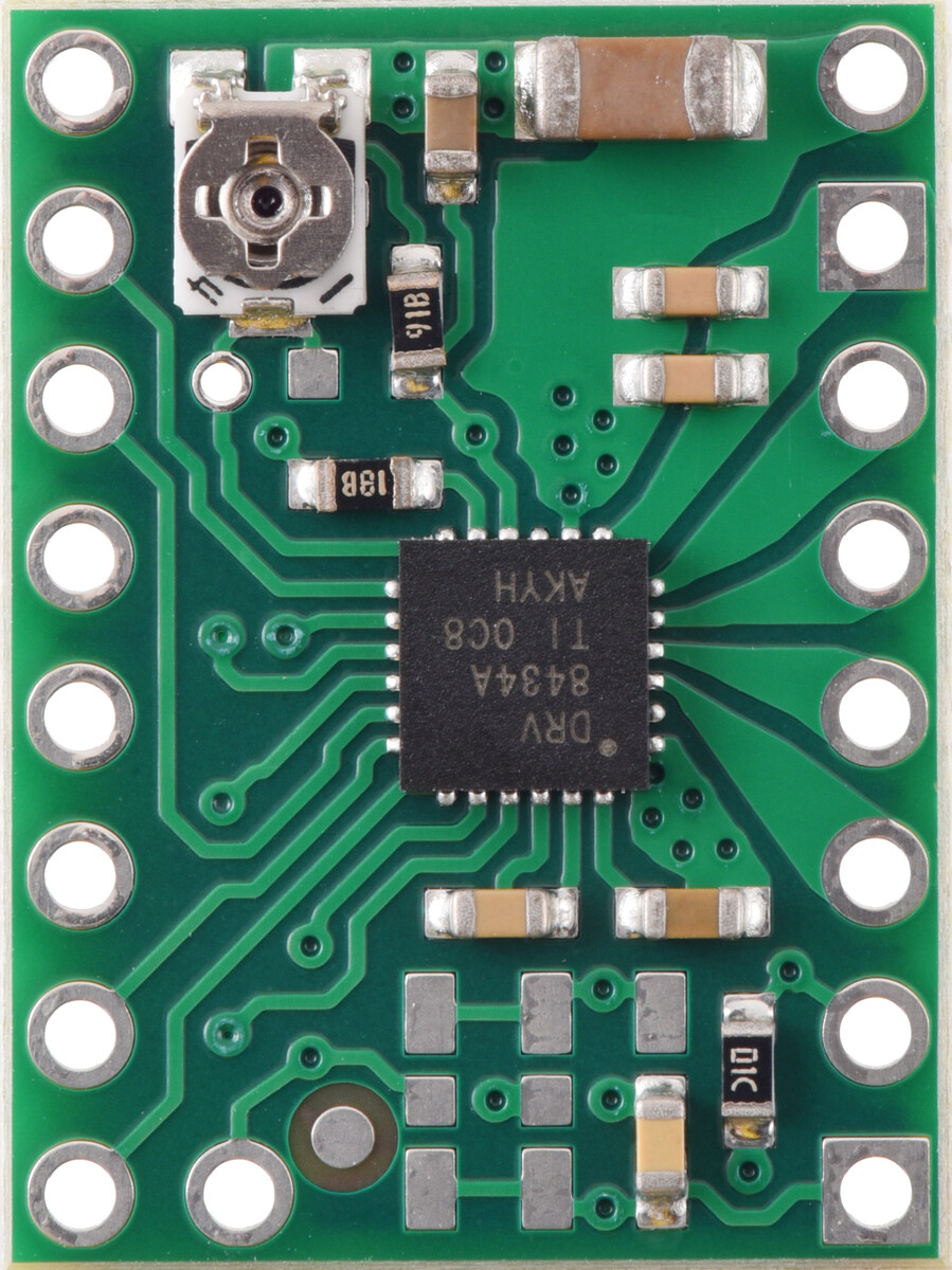 Pololu DRV8434A Stepmotor Driver Carrier (Header Pins loddet) 3765