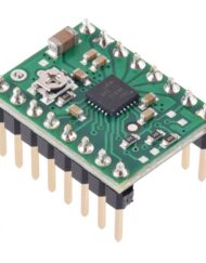 Pololu DRV8434S SPI Stepmotor Driver Carrier, Potentiometer for Maksimal Strømkontrol (Header Pins Solderet) 3767