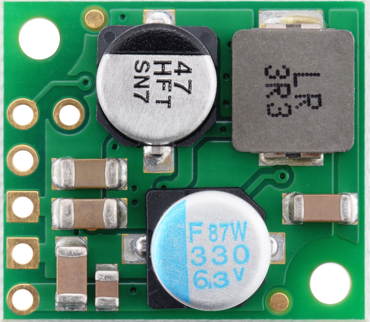 Pololu 5V 3,2A Step-Down Voltage Regulator D36V28F5. Indgangsspænding op til 50 V 3782