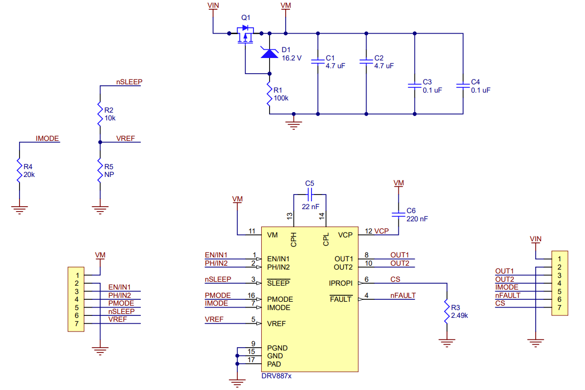 Pololu DRV8874 Single Brushed DC Motor Driver Carrier 4035
