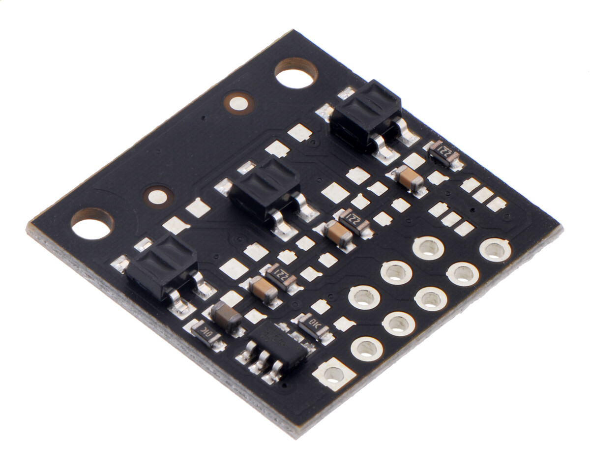 Pololu QTR-MD-03RC Refleksensorarray: 3-kanal, 8 mm afstand, RC-udgang 4143