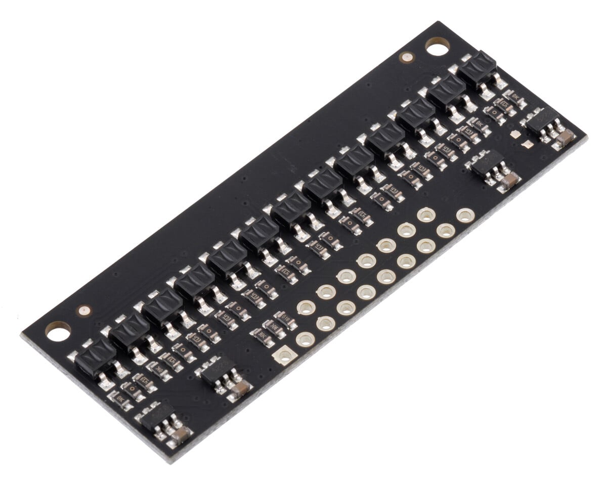 Pololu QTR-HD-13A Refleksensor Array: 13-kanal, 4 mm pitch, analogt output 4213