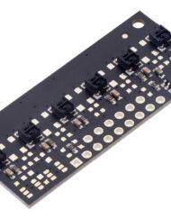 Pololu QTRX-MD-06RC Refleksensorarray: 6-kanaler, 8 mm afstand, RC-udgang, lav strøm 4346