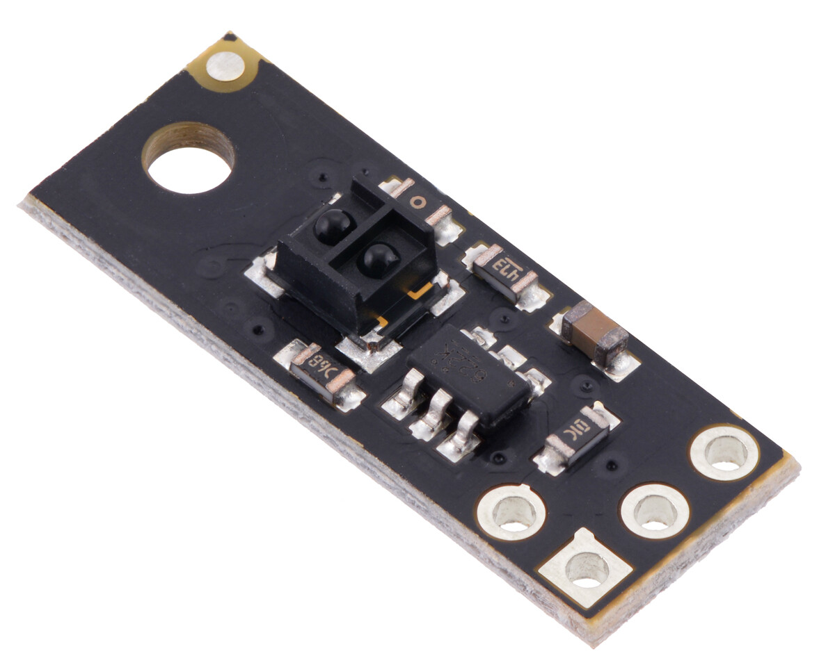 Pololu QTRX-MD-01A Refleksensor: 1-kanal, 7,5 mm bred, analogt udgang, lav strømforbrug 4441