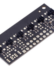 Pololu QTRX-MD-06A Refleksensor Array: 6-kanaler, 8 mm pitch, analogt udgang, lav strømforbrug 4446
