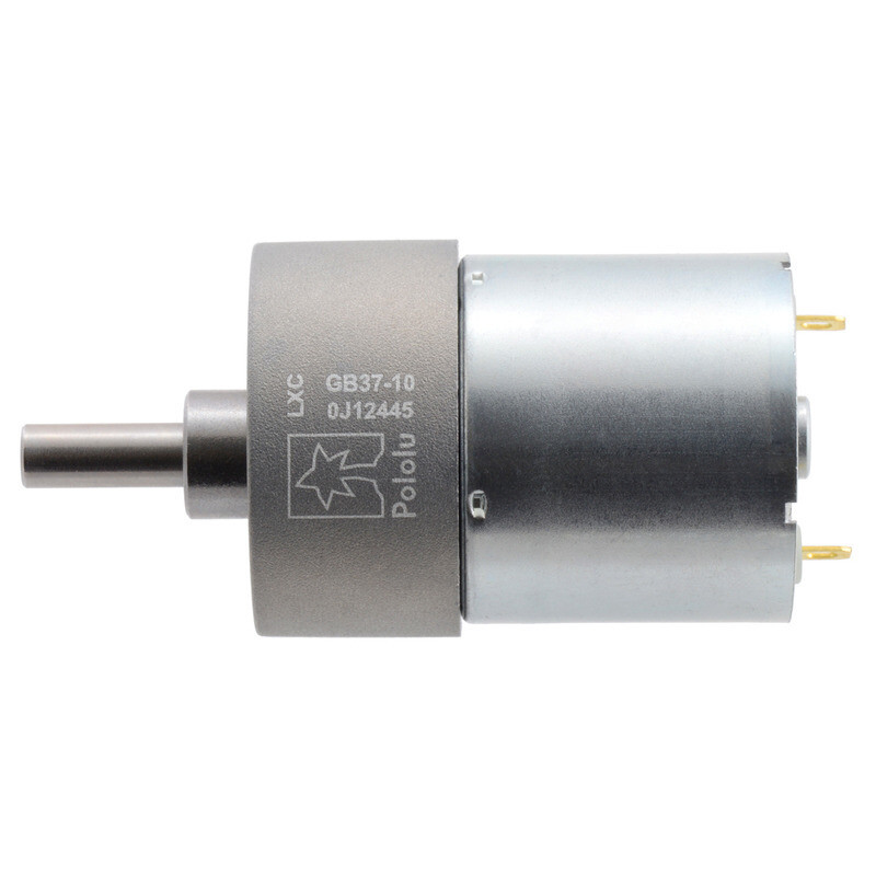 Pololu 10:1 Metal Gearmotor 37Dx50L mm 24V (Helical Pinion) 4689