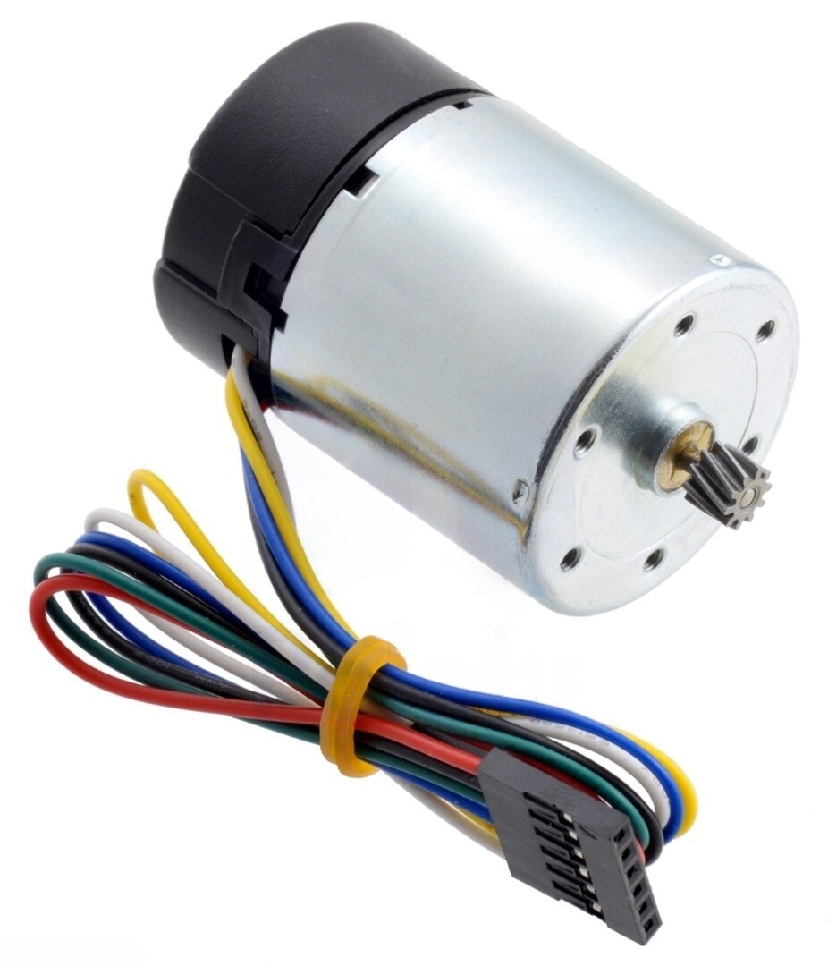 Pololu 24V Motor med 64 CPR encoder til 37D mm Metal Gearmotorer (Ingen gearkasse, Helikal pinion) 4690