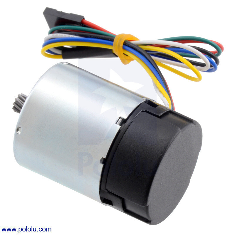 Pololu 24V Motor med 64 CPR encoder til 37D mm Metal Gearmotorer (Ingen gearkasse, Helikal pinion) 4690