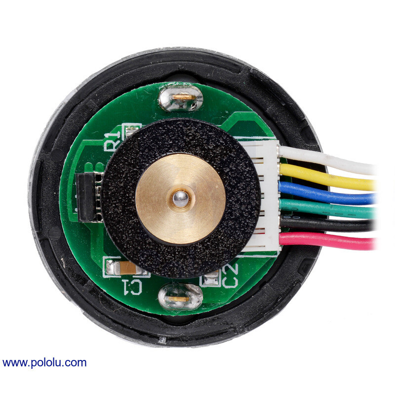 Pololu 24V Motor med 64 CPR encoder til 37D mm Metal Gearmotorer (Ingen gearkasse, Helikal pinion) 4690