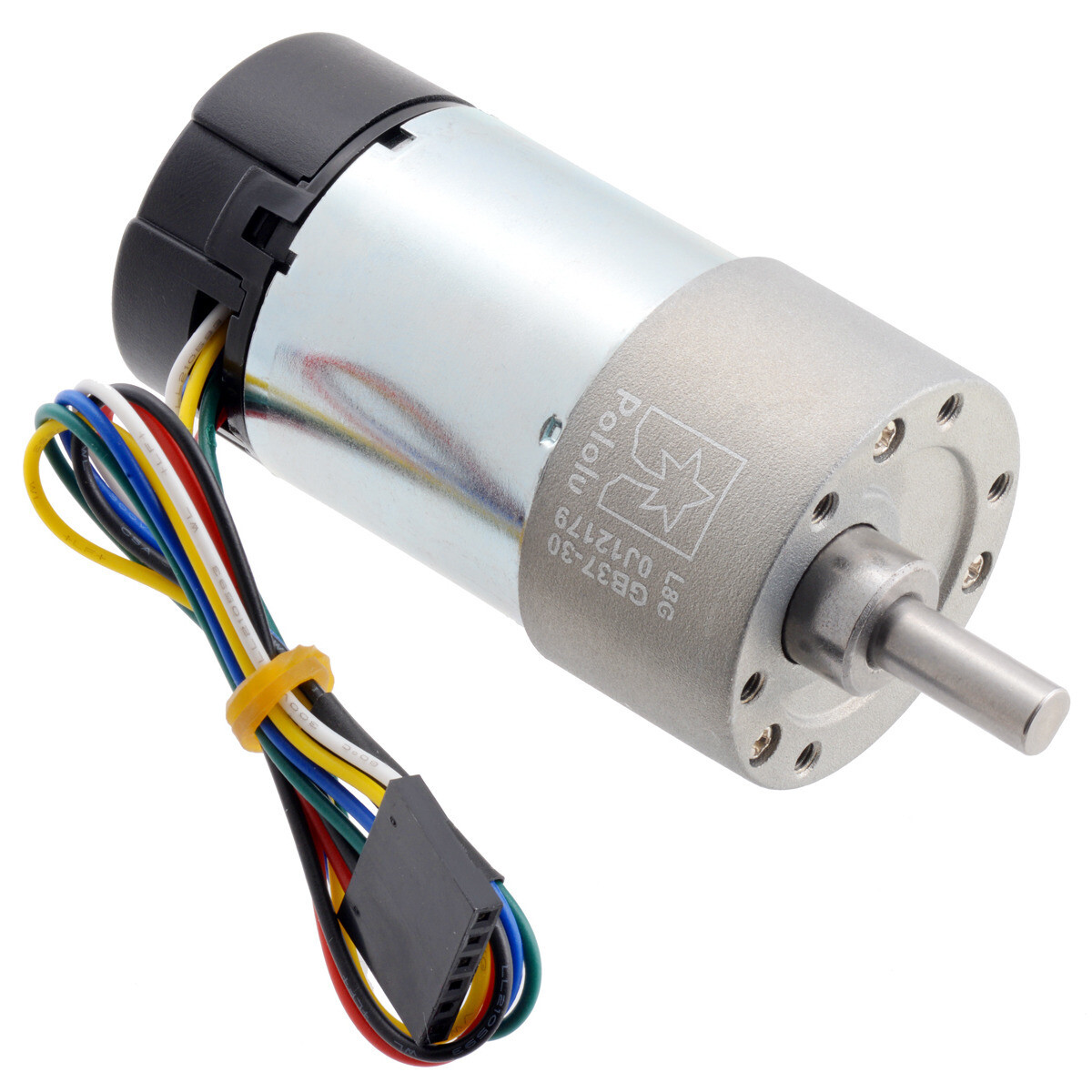Pololu 30:1 Metallgearmotor 37x68 mm, 24V med 64 CPR encoder (Helikal gear), artikelnummer 4692