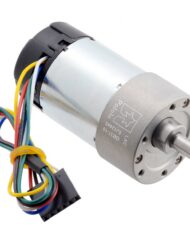 Pololu 10:1 Metal Gearmotor 37Dx65L mm 24V med 64 CPR Encoder (Helical Pinion) 4699